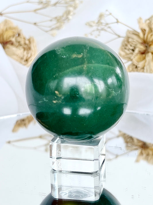 Nephrite Jade Sphere NJ2