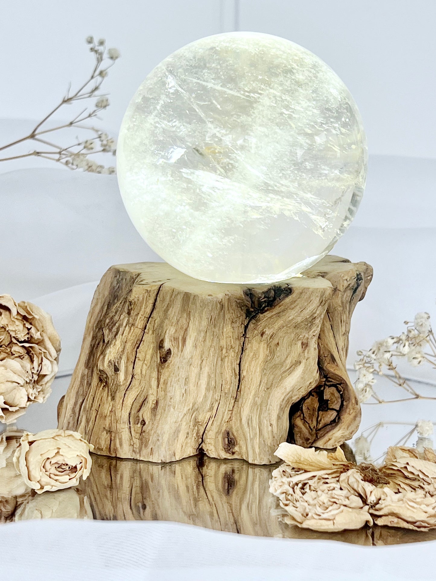 Enchanted Forest Wooden USB White Light Stand LS5
