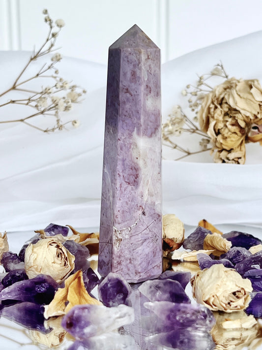Rare Lavender Jade Tower LJ16