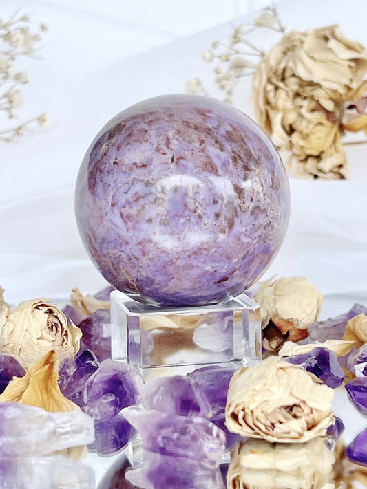 Rare Lavender Jade Sphere LJ28