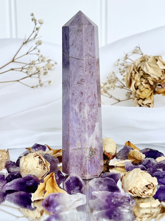 Rare Lavender Jade Tower LJ12