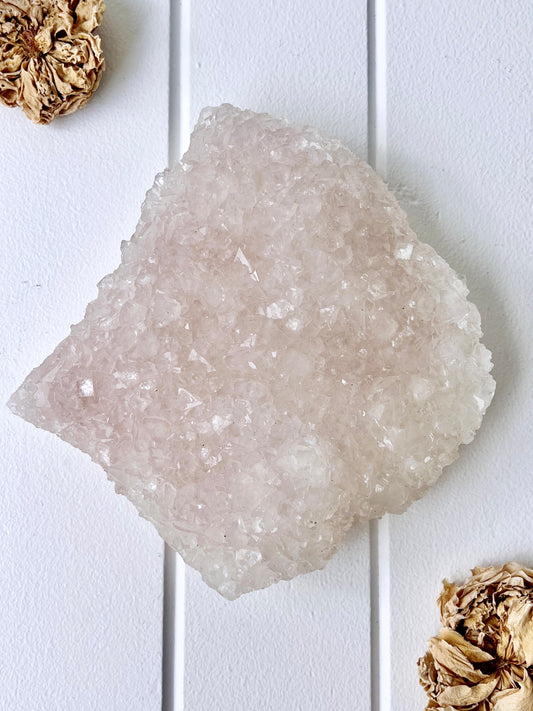 Rare Pink Apophyllite Cluster 6050