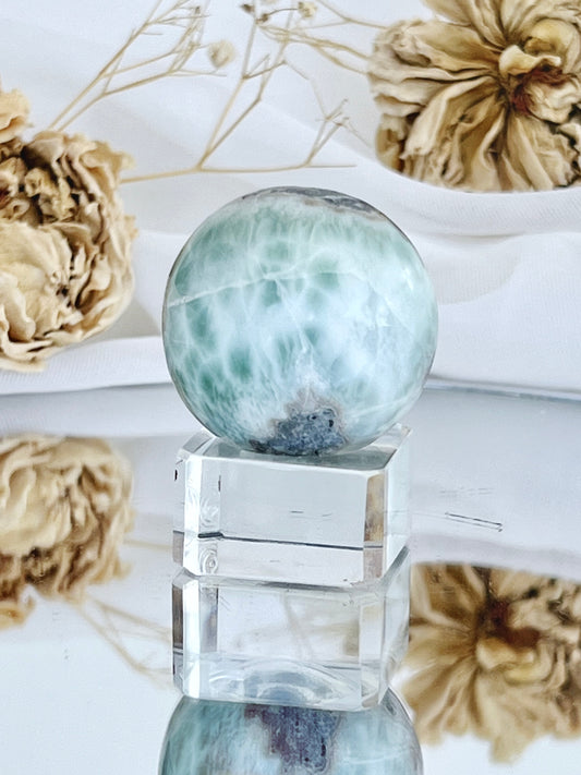 Larimar Sphere In Matrix 6053
