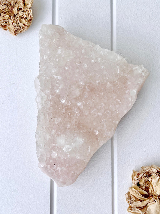 Rare Pink Apophyllite Cluster 6053