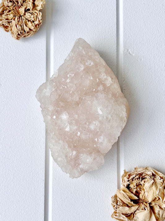 Rare Pink Apophyllite Cluster 6056