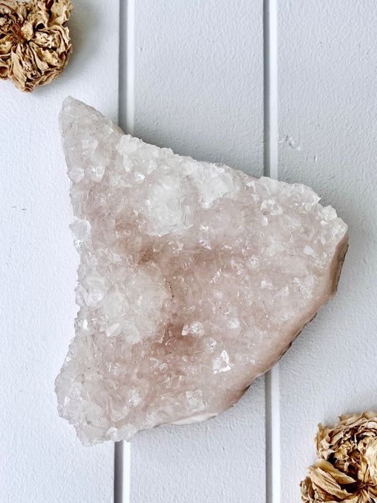 Rare Pink Apophyllite Cluster 6052