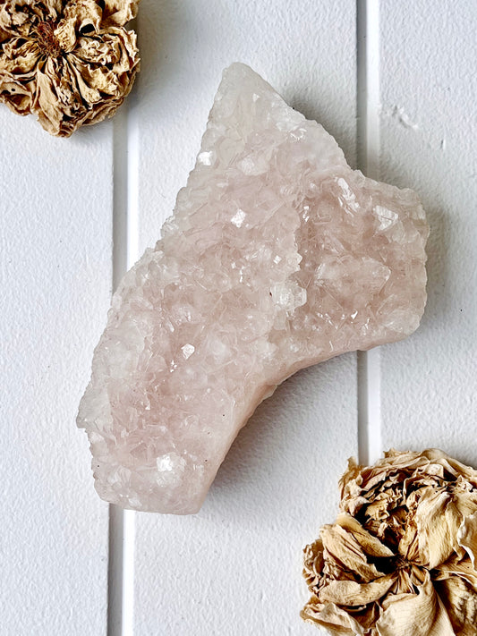 Rare Pink Apophyllite Cluster 6059