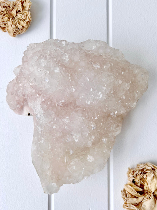 Rare Pink Apophyllite Cluster 6054