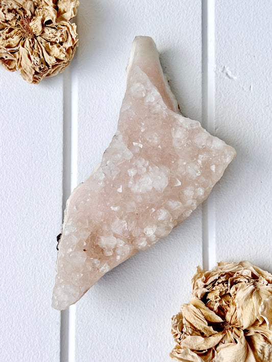 Rare Pink Apophyllite Cluster 6060