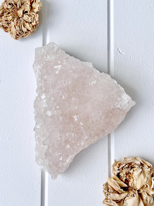 Rare Pink Apophyllite Cluster 6055