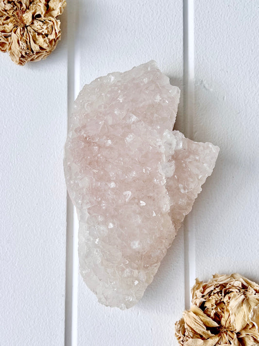 Rare Pink Apophyllite Cluster 6058