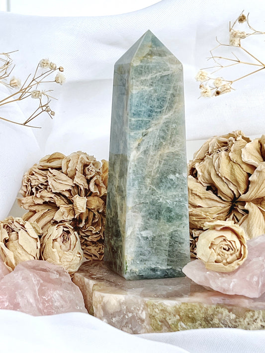 Polished Aquamarine Beryl Obelisk 4688
