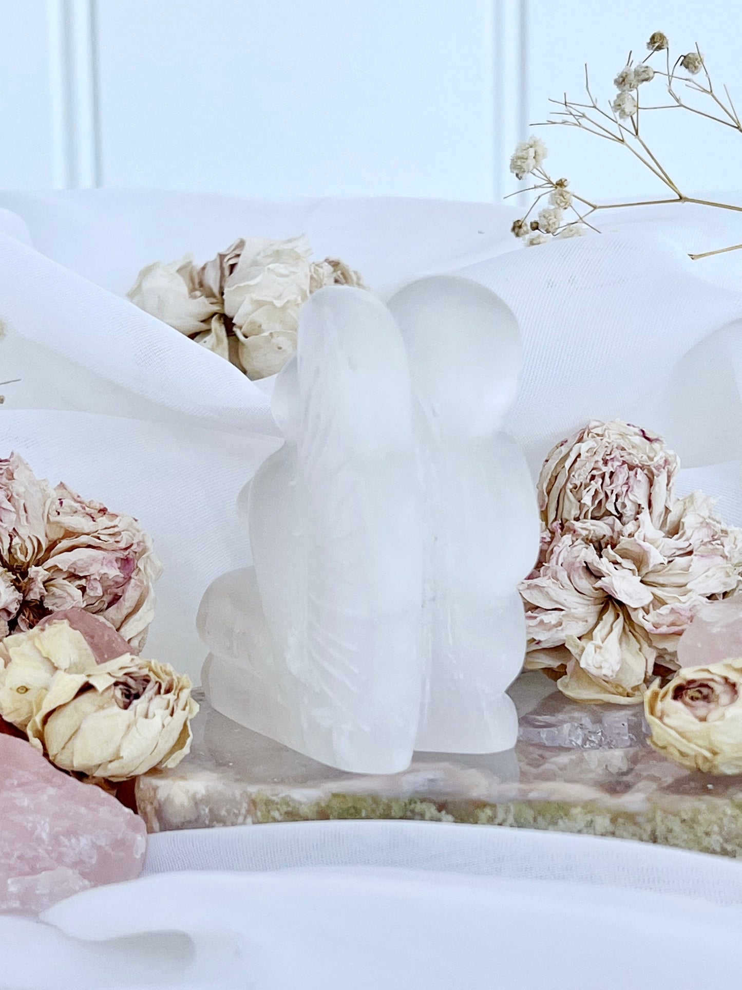 Selenite Fairy Carving