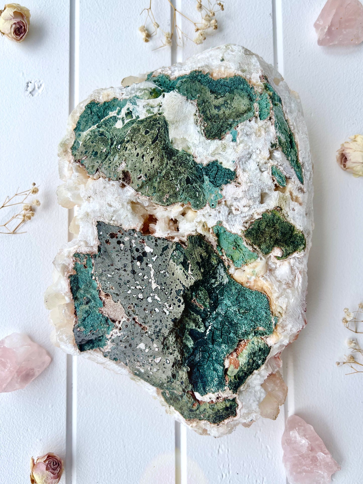 Red Orange Sugar Kissed Sunset Stilbite Cluster
4397