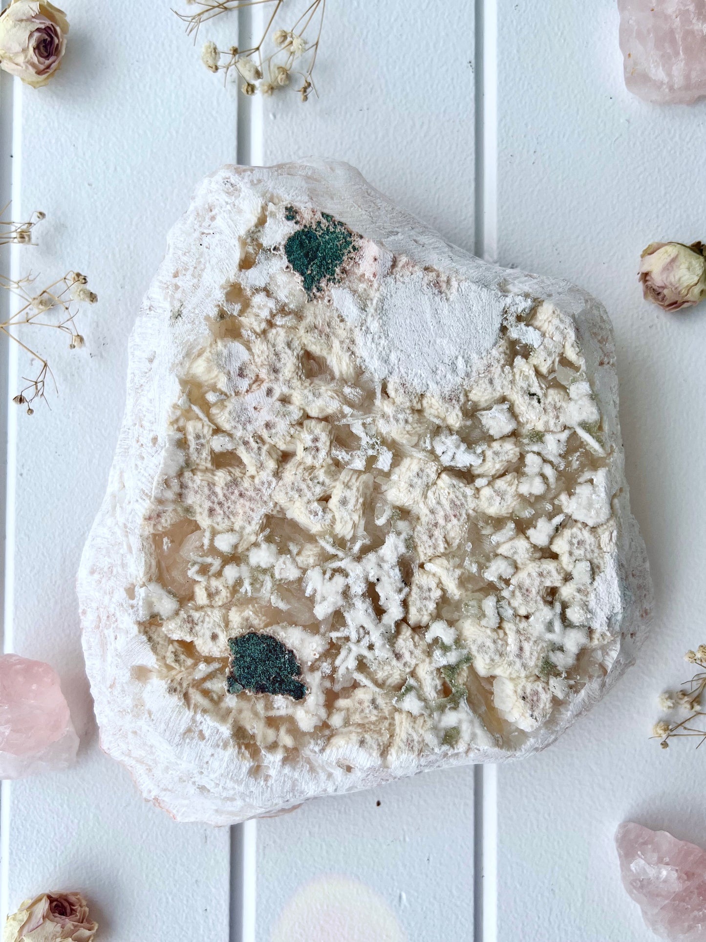 Red Orange Sugar Kissed Sunset Stilbite Cluster 4404