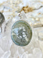 Druzy Agate Oval Pendent 925 DA1