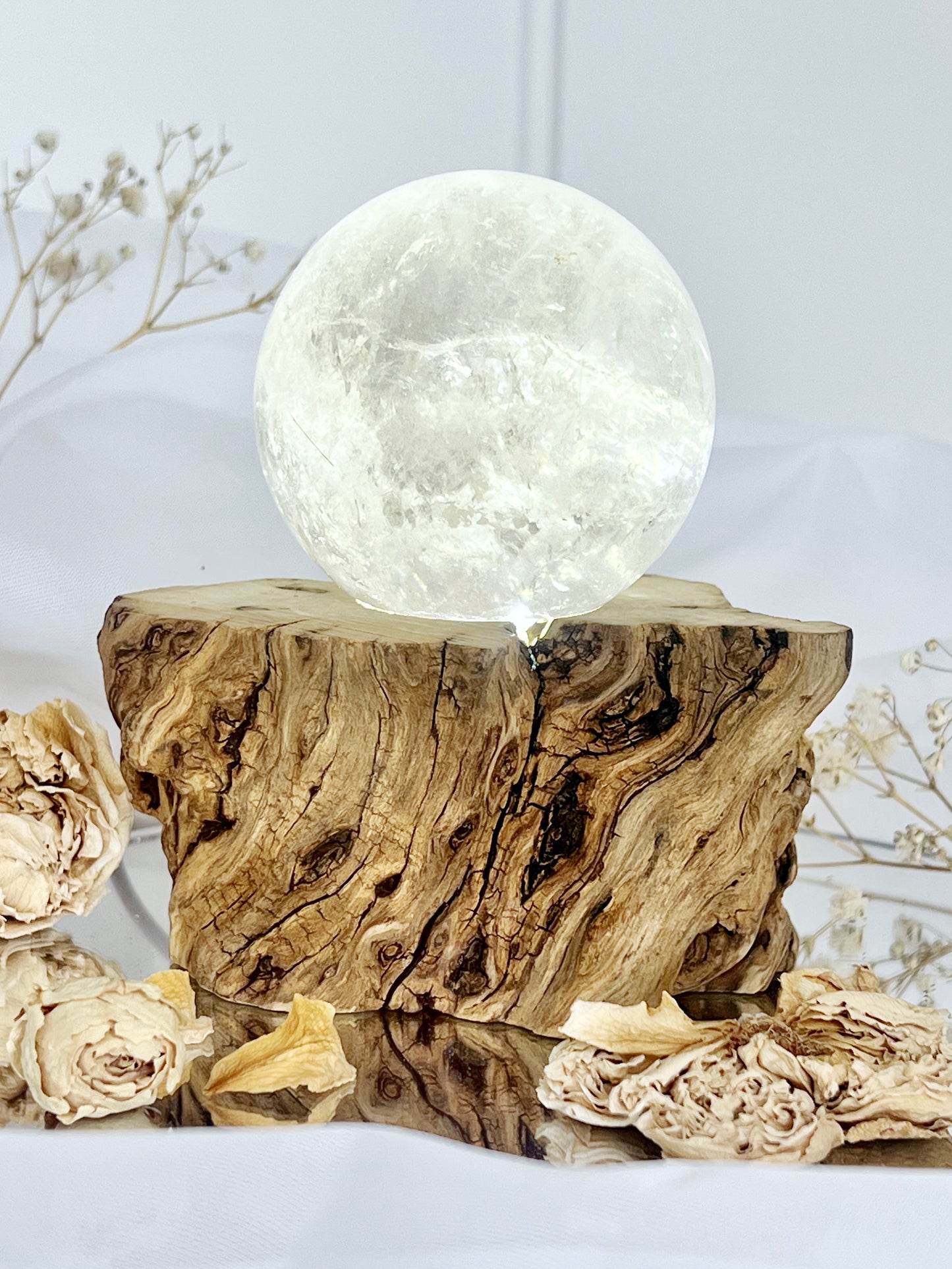 Enchanted Forest Wooden USB White Light Stand LS9