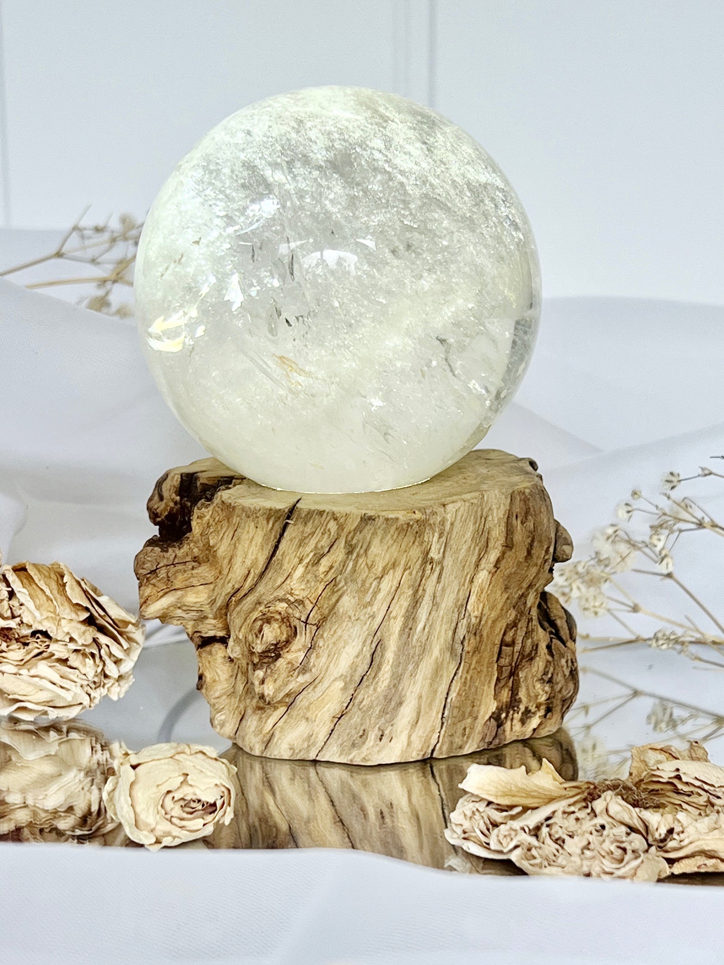 Enchanted Forest Wooden USB White Light Stand LS6