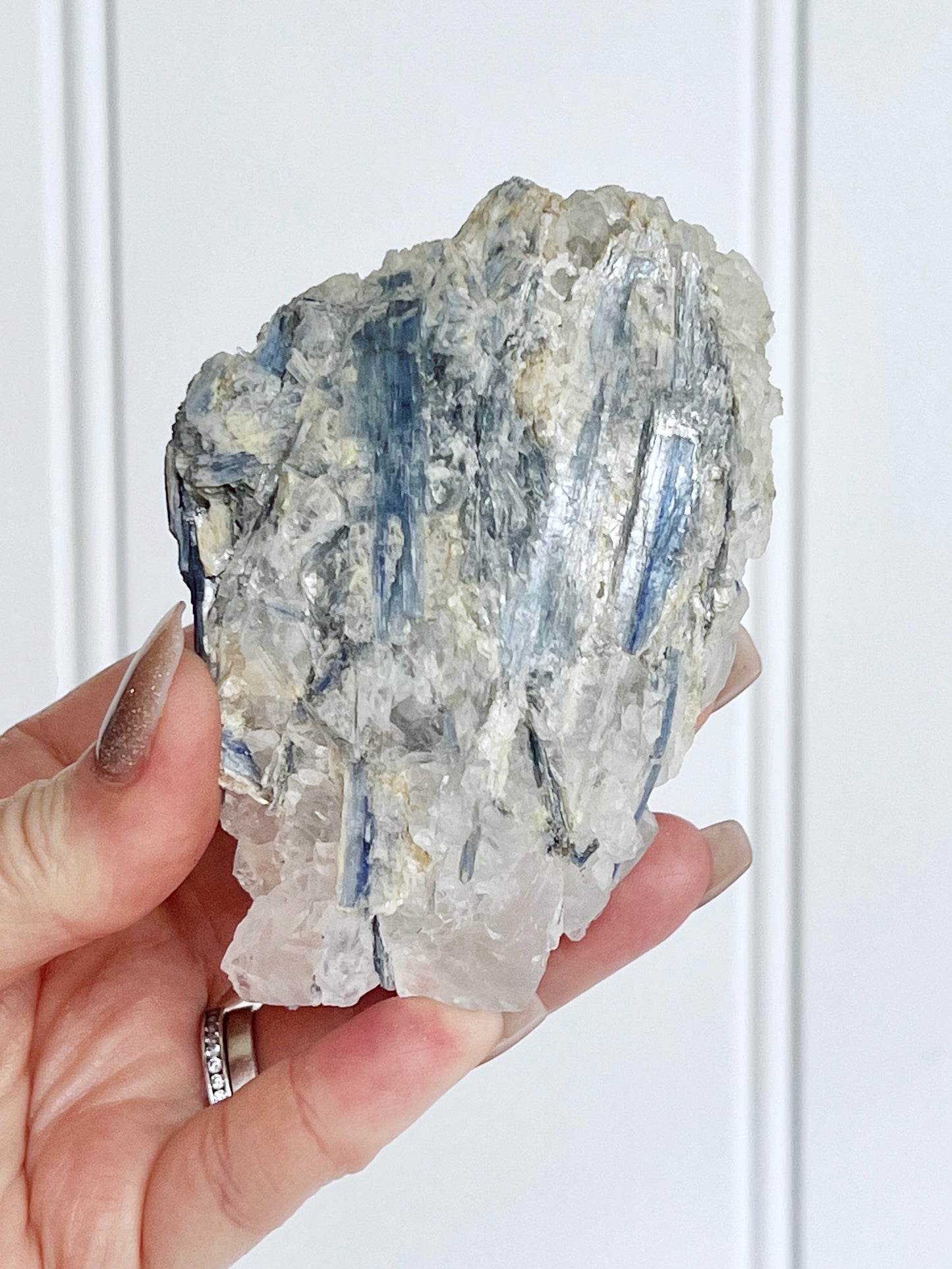 Blue Kyanite In Quartz BKQ3