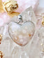 Flower Agate Heart SS 925 Pendent FAP1