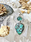 ‘Awena’ Turquoise & Emerald Green Kyanite Pendent 925 TP6
