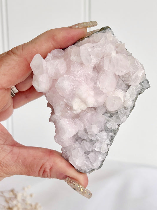 UV Reactive Pink Calcite Bearing Manganese Cluster BC8