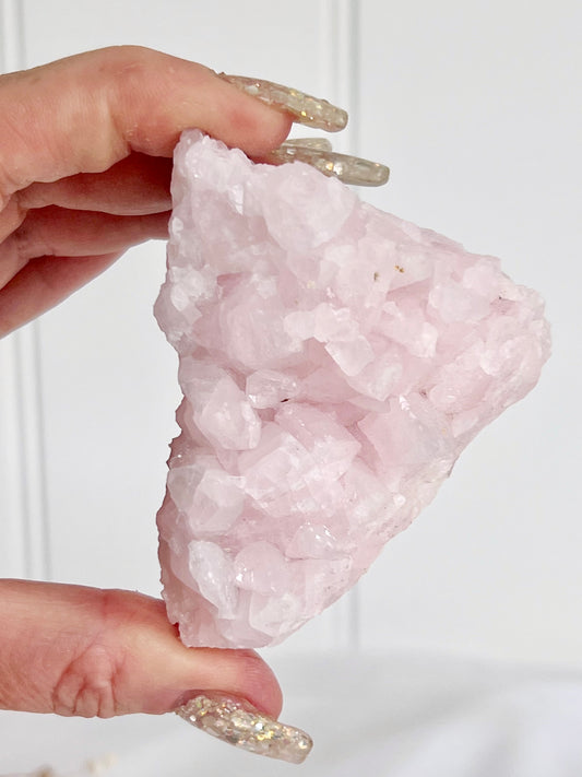 UV Reactive Pink Calcite Bearing Manganese Cluster BC4