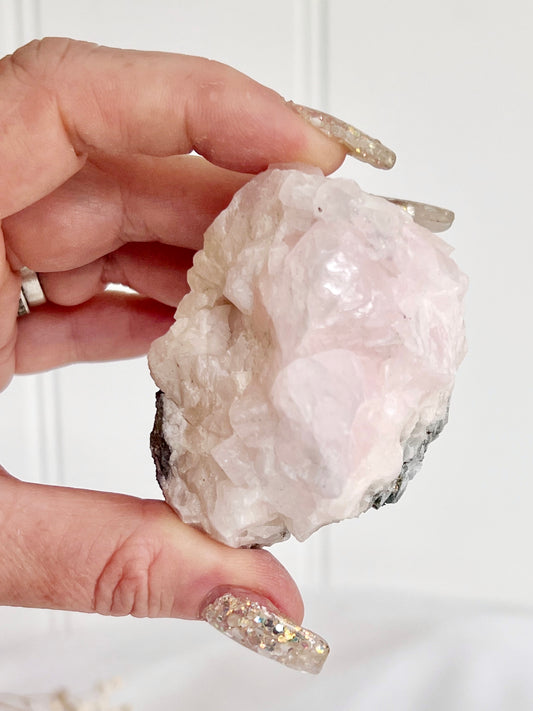 UV Reactive Pink Calcite Bearing Manganese Cluster BC2