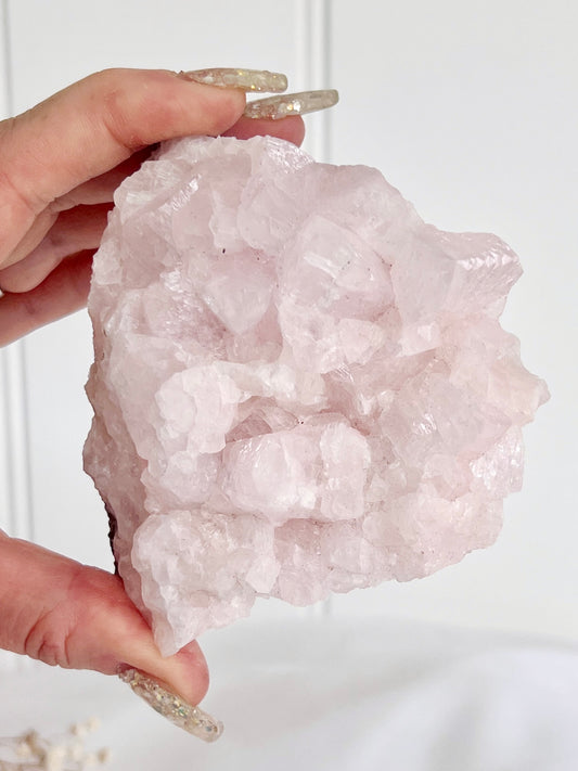 UV Reactive Pink Calcite Bearing Manganese Cluster BC9
