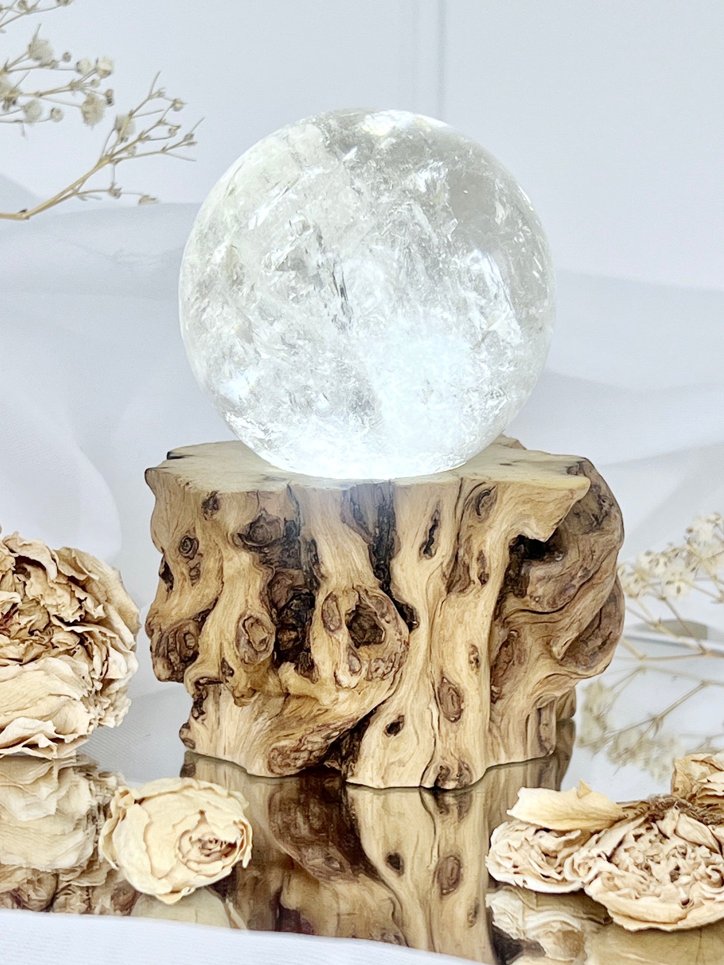 Enchanted Forest Wooden USB White Light Stand LS2
