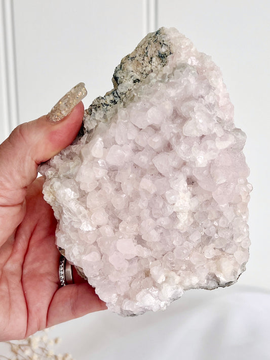 UV Reactive Pink Calcite Bearing Manganese Cluster BC13