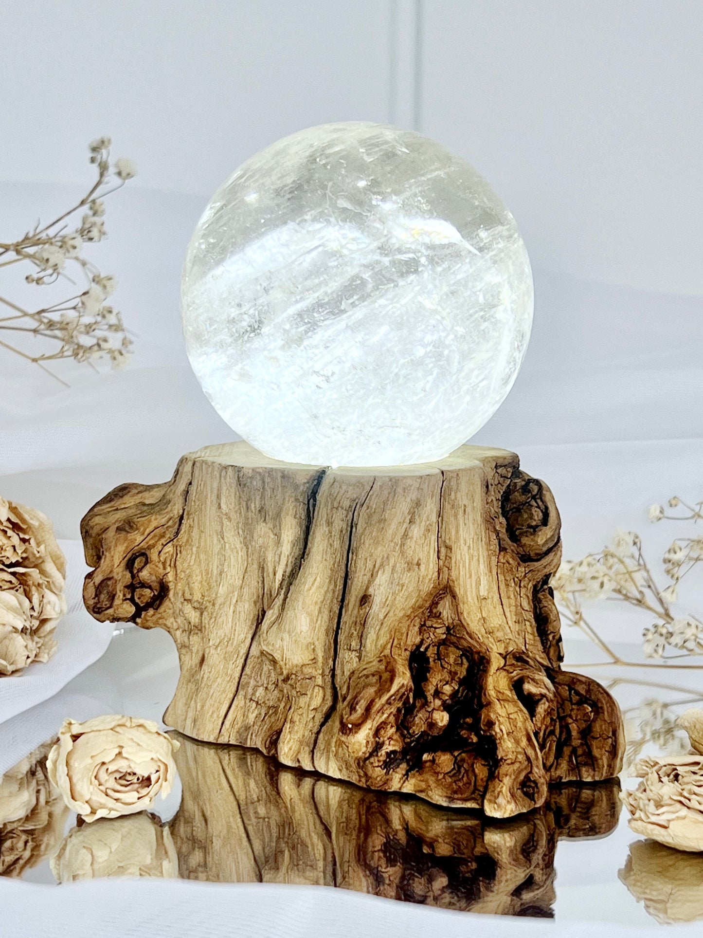 Enchanted Forest Wooden USB White Light Stand LS3