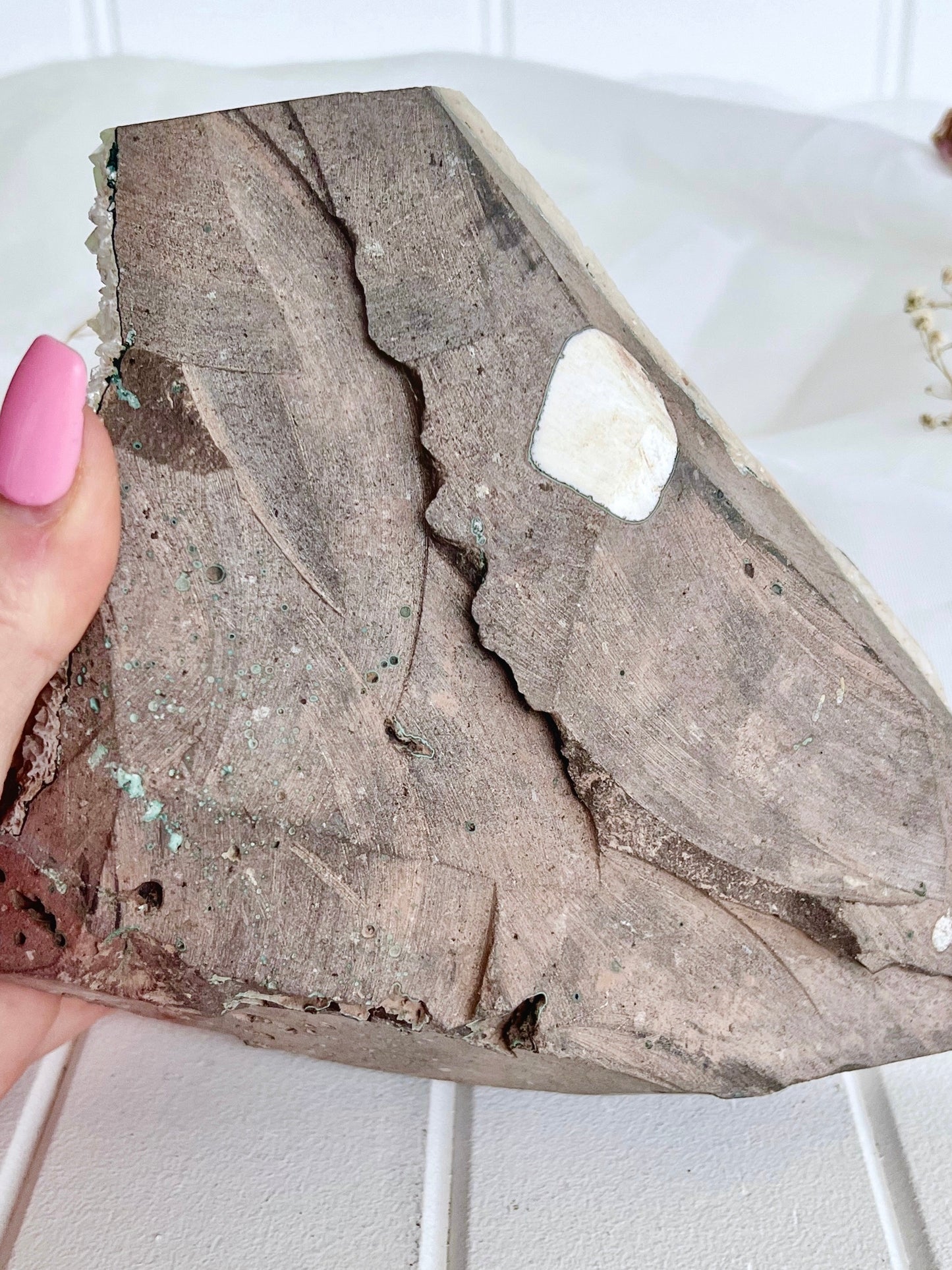 ‘Whispers Of Light’ 1.5kg Green Diamond Apophyllite & Stilbite Cluster 4165