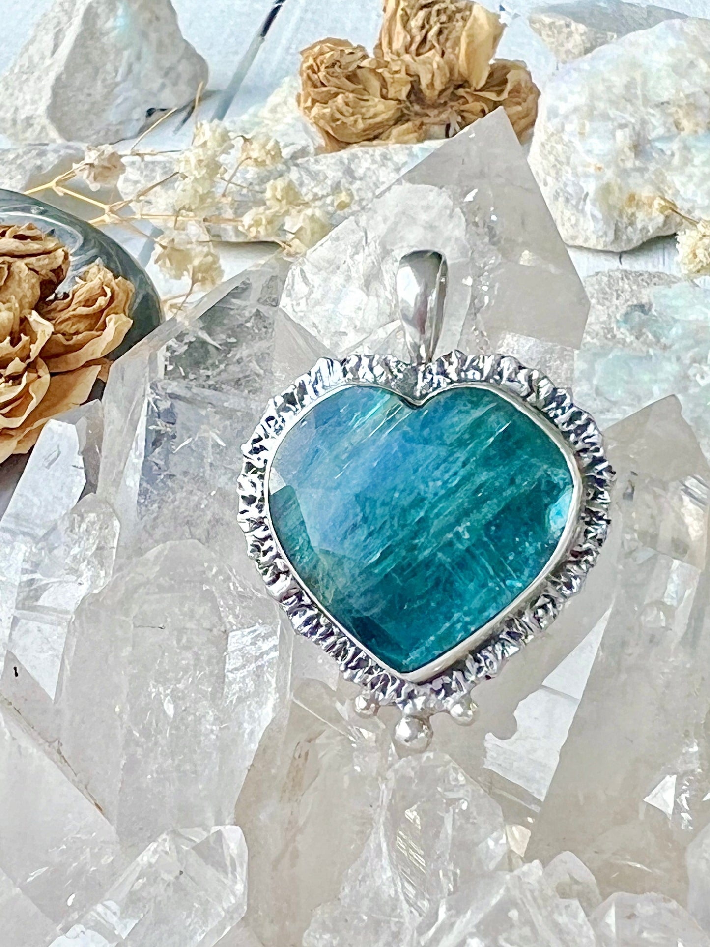 ‘Heart Of The Siren’ Ocean Kyanite Talisman Pendent