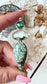 ‘Tallulah’ Turquoise, Quantum Quattro & Emerald Green Kyanite Pendent 925 TP8