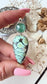 ‘Byhalia’ Turquoise & Emerald Green Kyanite Pendent 925 TP4