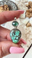 ‘Awena’ Turquoise & Emerald Green Kyanite Pendent 925 TP6