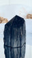 Shiny Black Tourmaline Semi Polished Top Point 4767