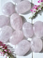 Lavender Rose Quartz Palm Stones