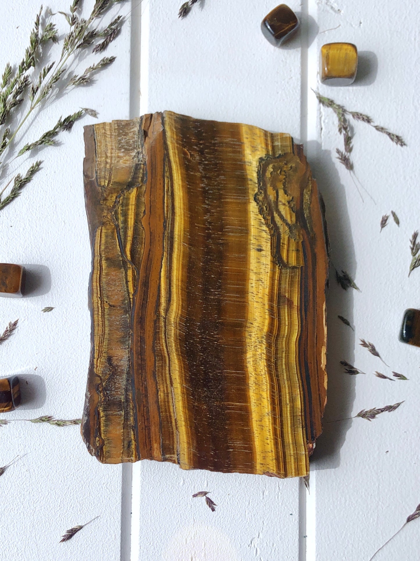 Flashy Tigers Eye Slab