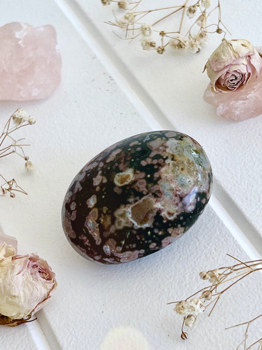 Ocean Jasper Palm Stone 4394