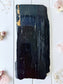 Shiny Black Tourmaline Semi Polished Slab 4397