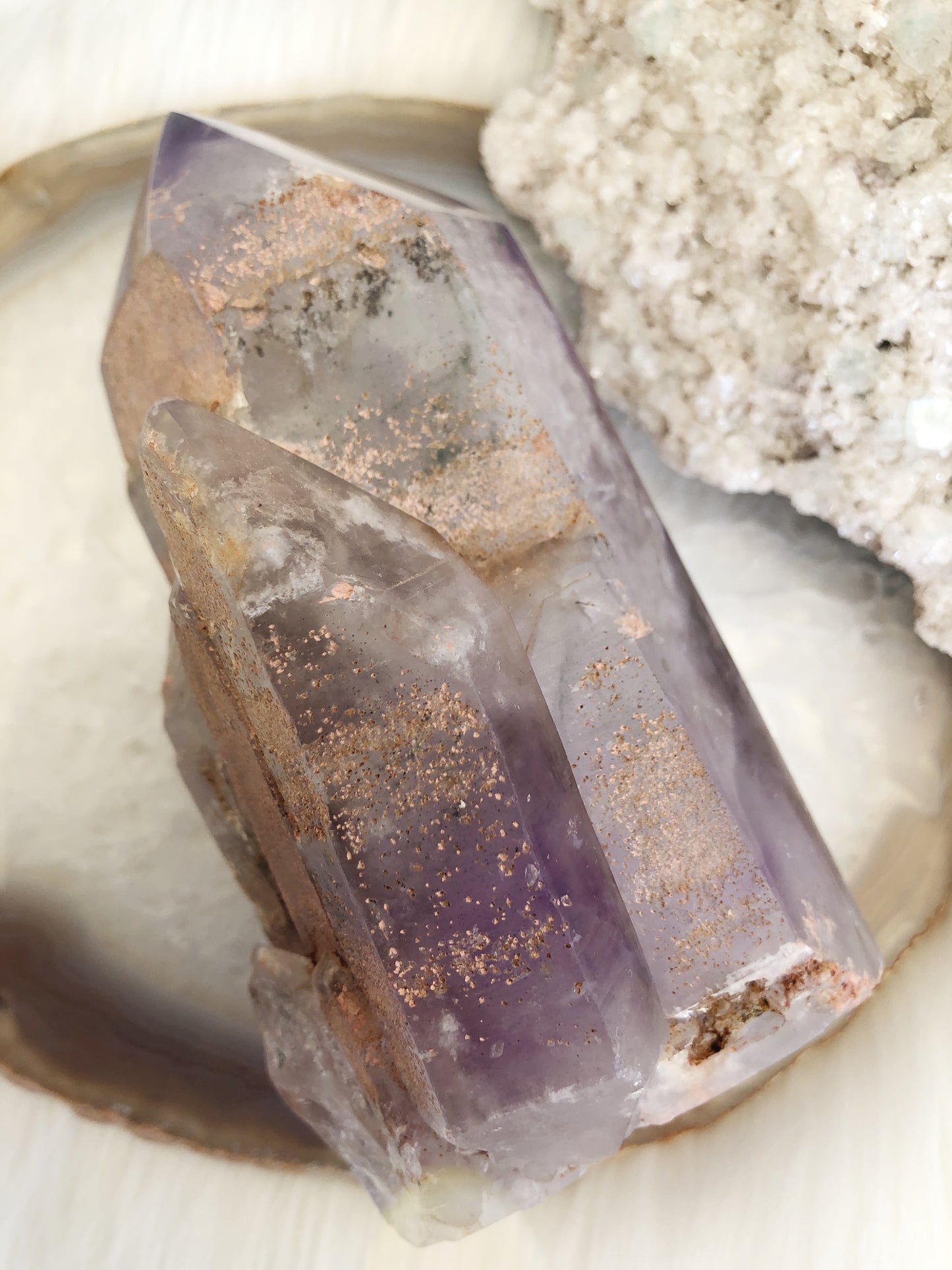 Self Healed Smoky Amethyst Phantom Enhydro