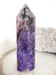 XL Rich Purple Charoite Generator Tower