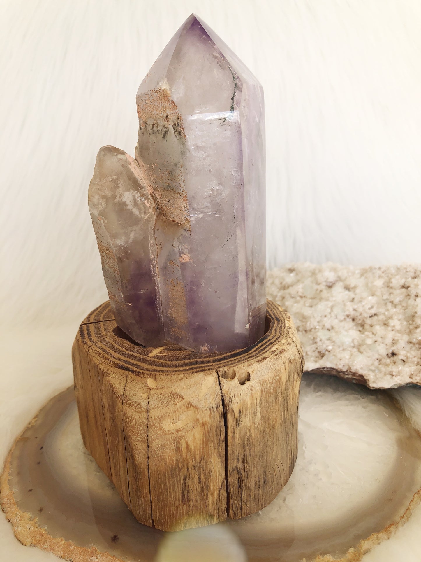 Self Healed Smoky Amethyst Phantom Enhydro